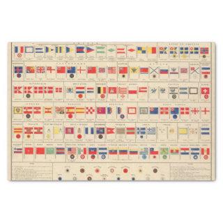 Flags, Badges Tissue Paper