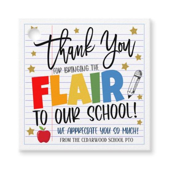 Flair Pen Gift Tag