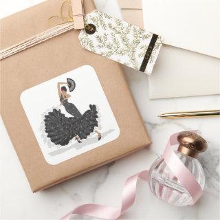 Flamenco Dancer Sticker Sheet