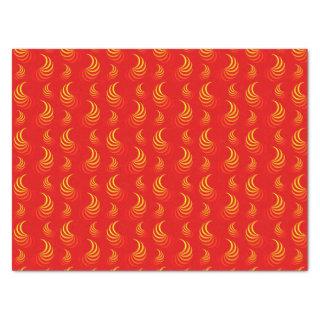 flames silk paper