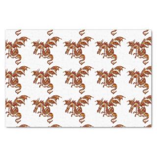 Flaming Dragon Tissue Paper