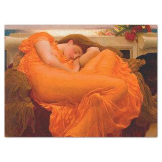 Flaming June by Lord Frederic Leighton Tissue Paper