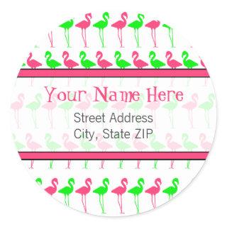 Flamingo Address Label