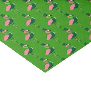 Flamingo Animal Green St Patrick’s Day Tissue Paper