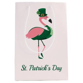 Flamingo Animal Pink St Patrick’s Day Medium Gift Bag