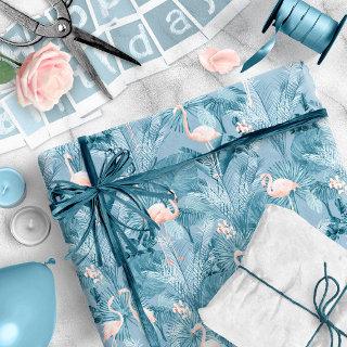 Flamingo Orchid Tropical Pattern Blue ID868