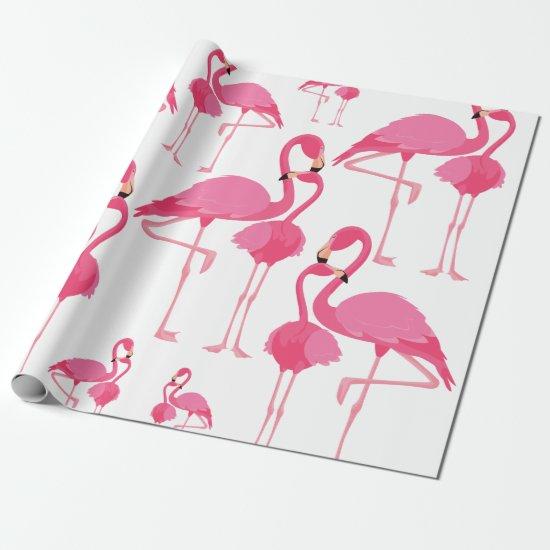 Flamingo pattern pink