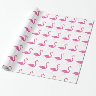 Flamingo Pink & White