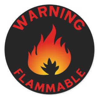 Flammable Sticker