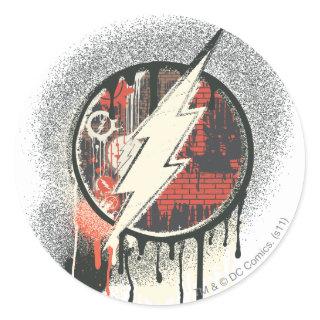 Flash - Twisted Innocence Symbol Classic Round Sticker