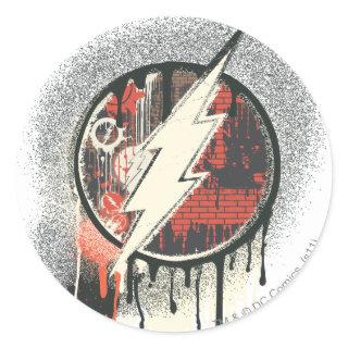 Flash - Twisted Innocence Symbol Classic Round Sticker