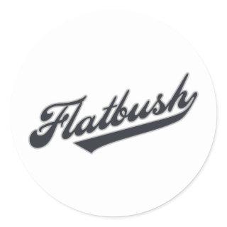 Flatbush Classic Round Sticker