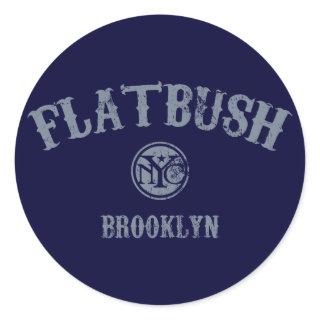 Flatbush Classic Round Sticker