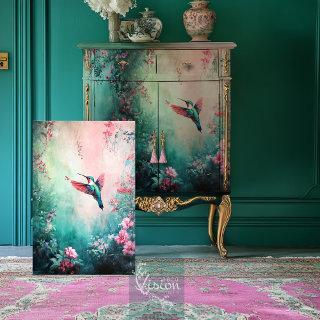 Flight of the Hummingbird, Ethereal Floral  Tissue Paper