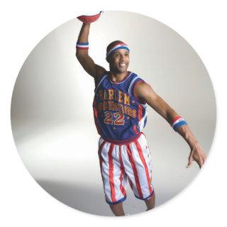 Flight Time leap Classic Round Sticker