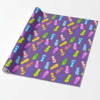 Flip Flop Pattern Purple