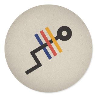 FLomm Heroes: TRÊS! Classic Round Sticker