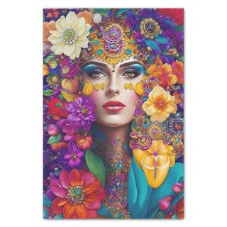 Floral Bloom Trendy Decoupage Tissue Paper