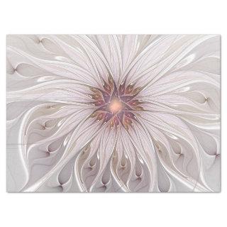 Floral Fantasy, Abstract Modern Pastel Flower Tissue Paper