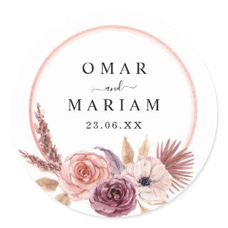 Floral Islamic Nikkah Sticker
