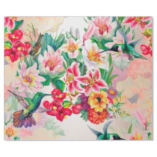Floral Mint Garden Pearl Pink Pastel Thunder-Bird