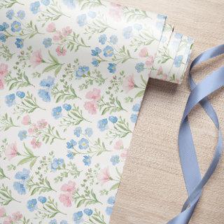 Floral Pattern Blue Wildflower