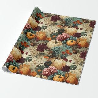 Floral Thanksgiving Vintage Pattern (8)