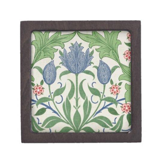 Floral wallpaper design gift box