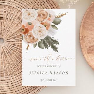 Floral Wedding Save The Date Cards