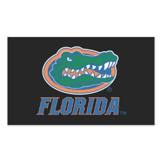 Florida Gator Head Full-Color Rectangular Sticker