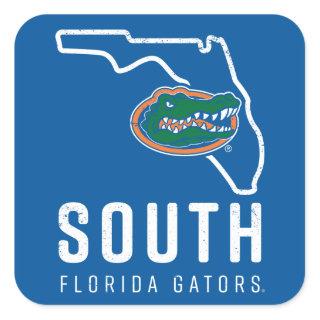 Florida Gators | South State Logo Square Sticker