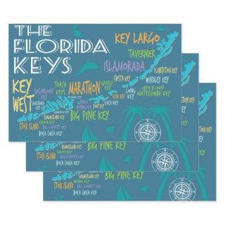 Florida Keys Map with Island Names  Sheets