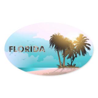 Florida Oval Sticker