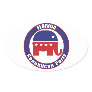 Florida Republican Party Oval Sticker