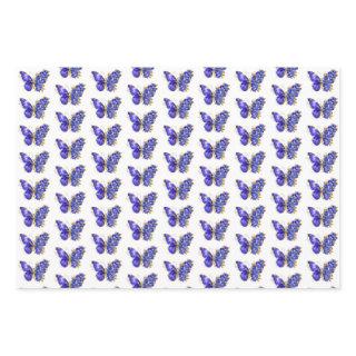 Flower Sapphire Butterfly  Sheets