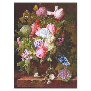 Flower Still Life Of Roses Tulips And Hyacinths Tissue Paper
