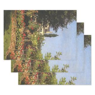 Flowering Garden at Sainte Adresse by Claude Monet  Sheets