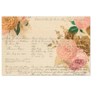 Flowers and Ephemera Design Series #10 Tissue Paper