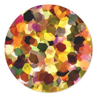 FLOWERS CLASSIC ROUND STICKER