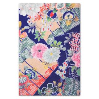 Flowers, Japanese Floral Design Tissue Paper