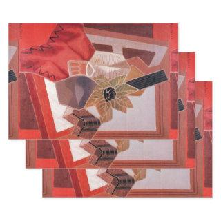 Flowers on a Table by Juan Gris, Vintage Cubism  Sheets
