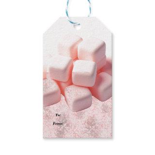 Fluffy Pink Marshmallows Gift Tags