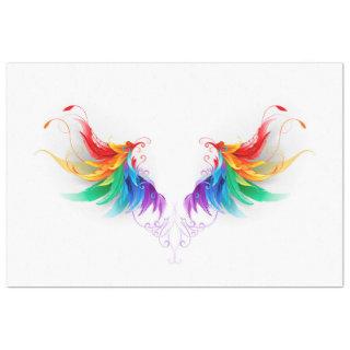 Fluffy Rainbow Wings Tissue Paper