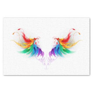 Fluffy Rainbow Wings Tissue Paper