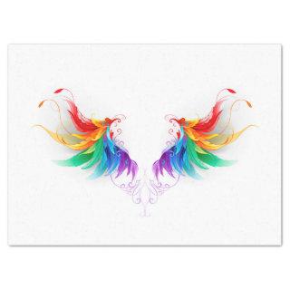 Fluffy Rainbow Wings Tissue Paper
