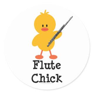 Flute Chick Stickers