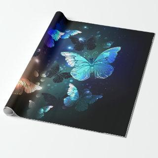 Fluttering Night Butterfly