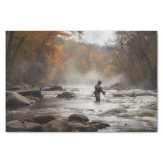 Fly fishing  tissue paper