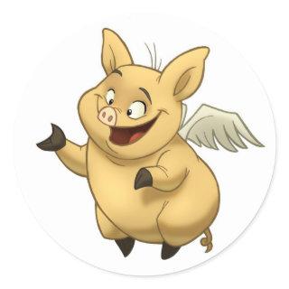 Flying Pig Stickers