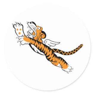 Flying Tigers Classic Round Sticker